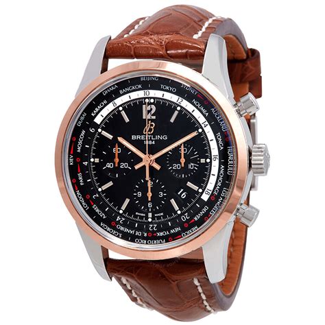 Breitling Transocean Chronograph Automatic Chronometer Black 